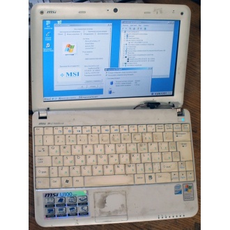 Нетбук MSI Wind U100 (Intel Atom N270 1.66Ghz /1024Mb DDR2 /120Gb /10" 1024x600) - Купавна