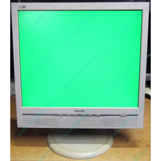 Б/У монитор 17" Philips 170B с колонками и USB-хабом в Купавне, белый (Купавна)