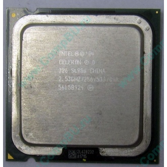 Процессор Intel Celeron D 326 (2.53GHz /256kb /533MHz) SL98U s.775 (Купавна)