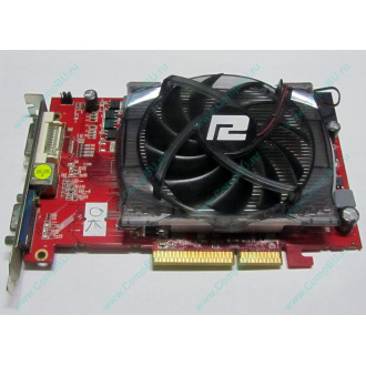 Б/У видеокарта 1Gb ATI Radeon HD4670 AGP PowerColor R73KG 1GBK3-P (Купавна)
